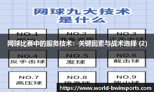 网球比赛中的服务技术：关键因素与战术选择 (2)